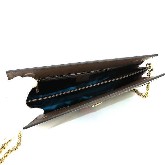 GUCCI Ophidia GG Supreme Medium Shoulder Bag Leather Beige Brown 503876 - Picture 6 of 10